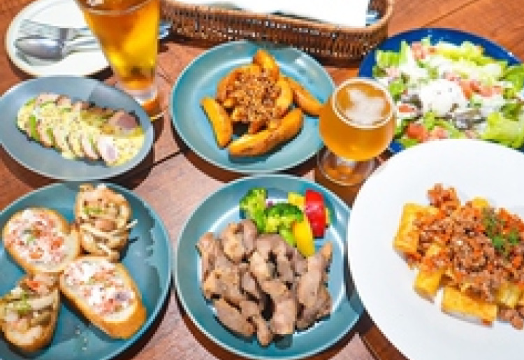 埼玉クラフトビールと手作り料理で味わう至福の夜 2時間飲み放題付き お料理全6品